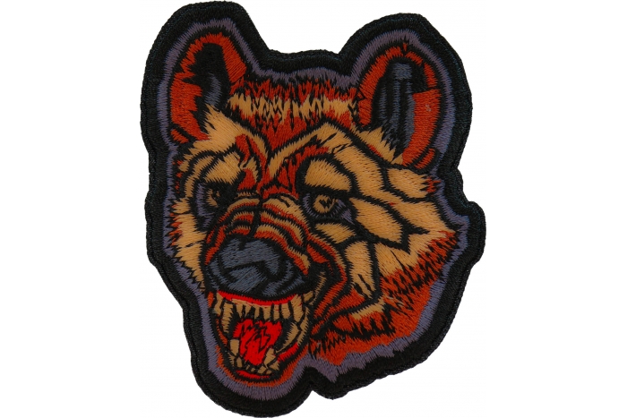 Hyena Iron on Patch