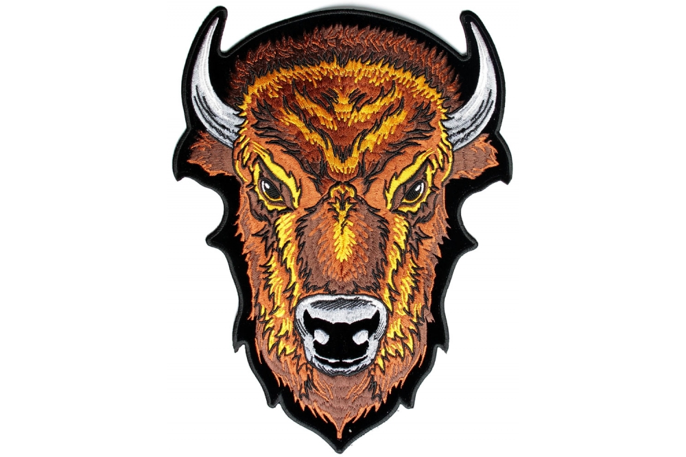 Buffalo Patch Large Brown