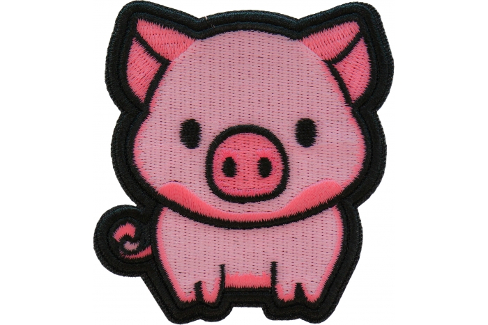 Little Piggy Iron on Patch