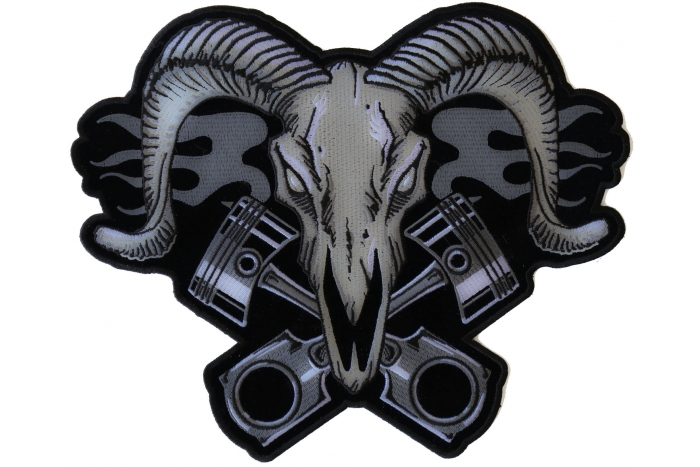 Ram Skull and Pistons Patch