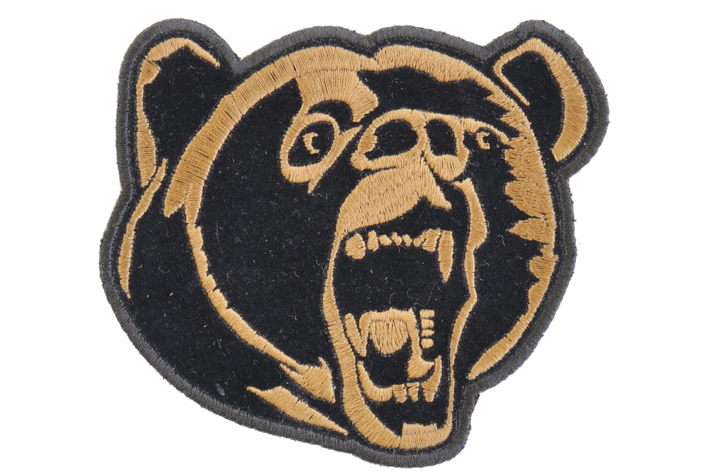 Brown Grizzly Bear Patch Small