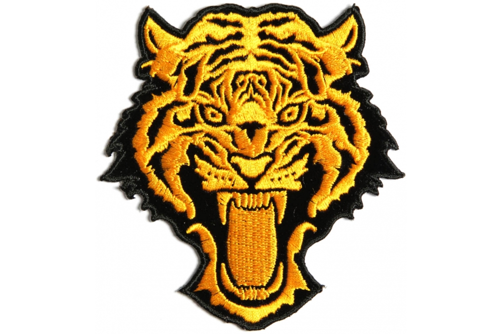 Vicious Tiger Patch Small In Orange