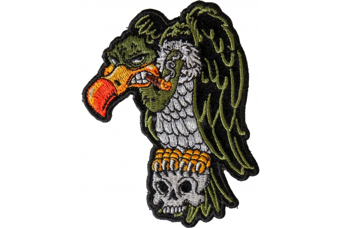Vulture On Skull Patch