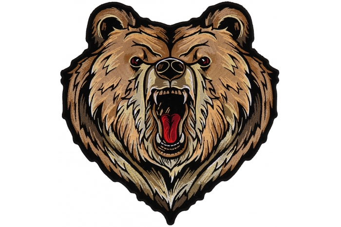 Grizzly Bear Large Back Patch Grizzly Bear Large Back Patch