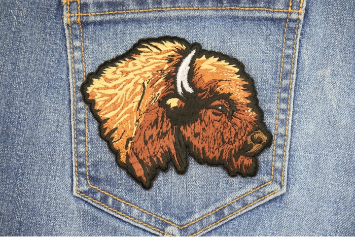 Buffalo Soldier Patch shown on jeans