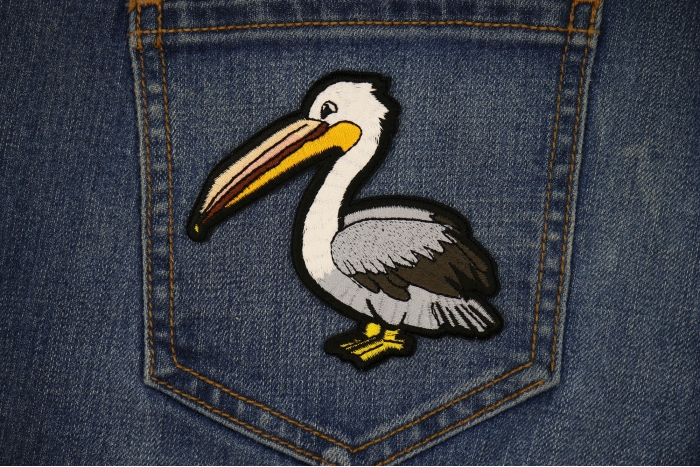 Pelican Patch shown on jeans
