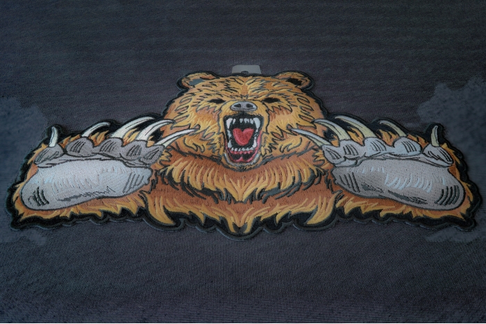 Bear and Claws Patch diagonal view