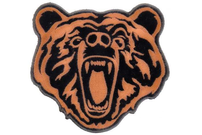 Brown Bear Iron on Patch Small