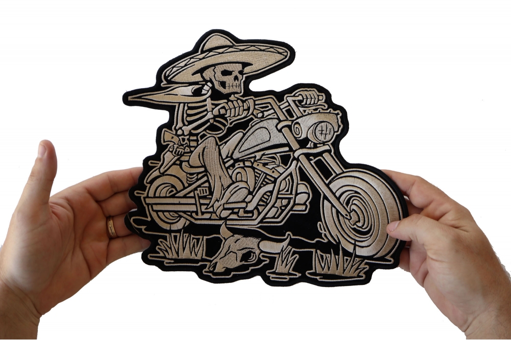 parche mexicano motocicleta MC motorcycle club mexican ride iron sew motor wild 