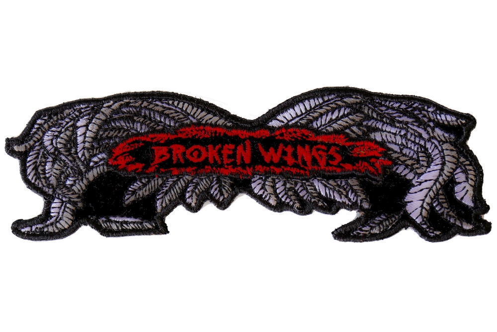 Broken Wings Patch Small Biker Patches TheCheapPlace