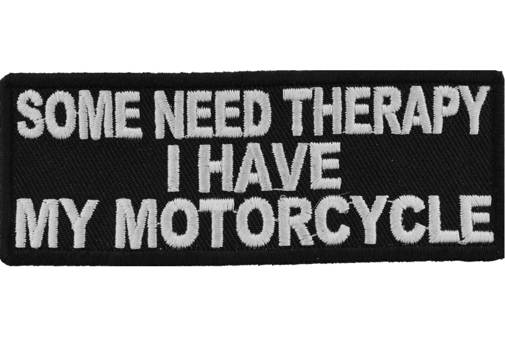 Biker Slogan Patch Funny Embroidered Flash Sew Iron on Rider Motorcycle vest cut 