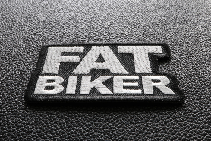 Fat Biker Patch diagonal view