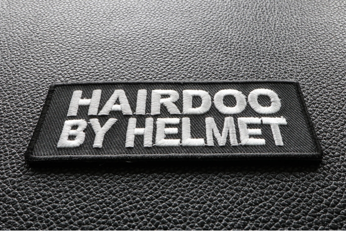 Hairdoo By Helmet Patch diagonal view