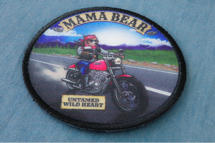 Mama Bear Patch diagonal view