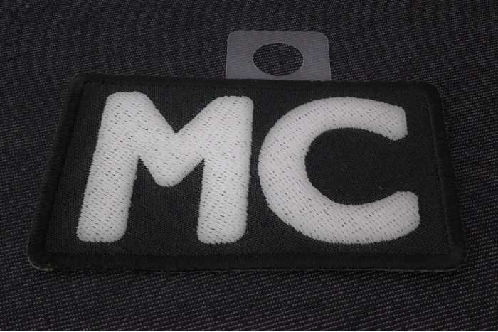 MC Patch - Motocycle Club diagonal view