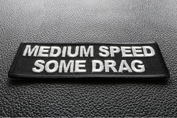 Medium Speed Some Drag Patch diagonal view