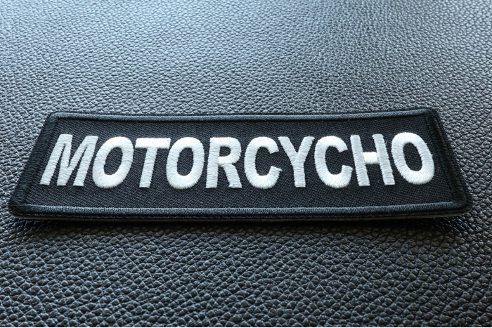 Motorcycho Patch diagonal view