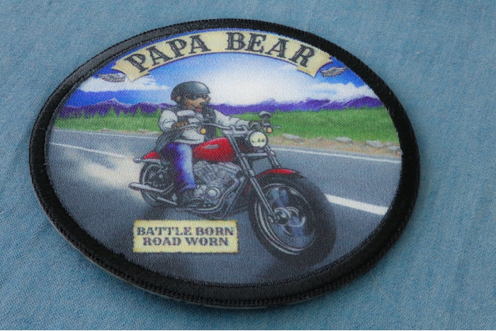 Papa Bear Patch diagonal view
