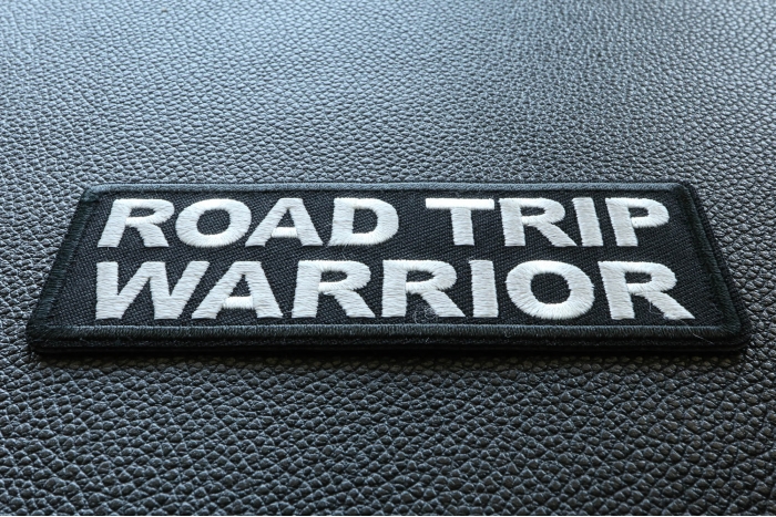 Road Trip Warrior Patch diagonal view