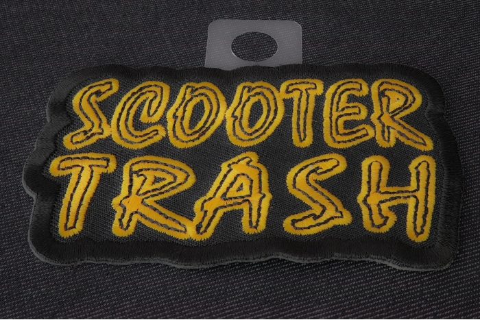 Scooter Trash Patch diagonal view