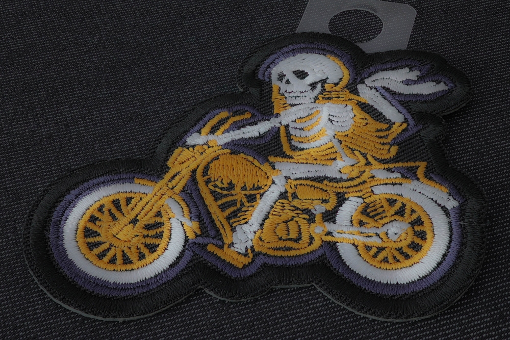 Skeleton Rider FAFO Patch, Large Skull Patches for Biker Jackets by Ivamis  Patches