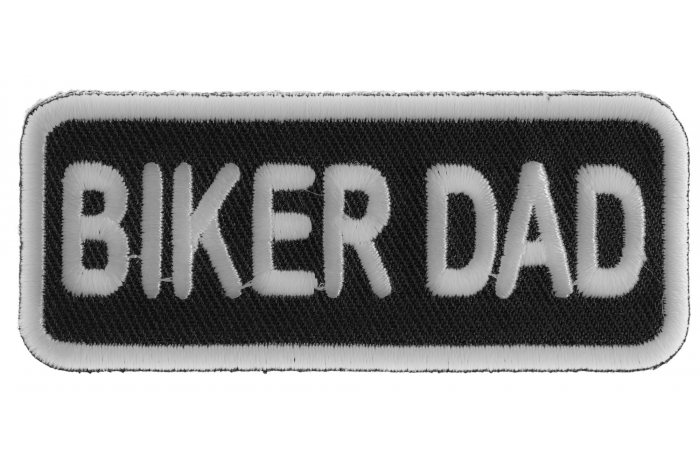 Biker Dad Patch - Biker Saying Patches by Ivamis Patches