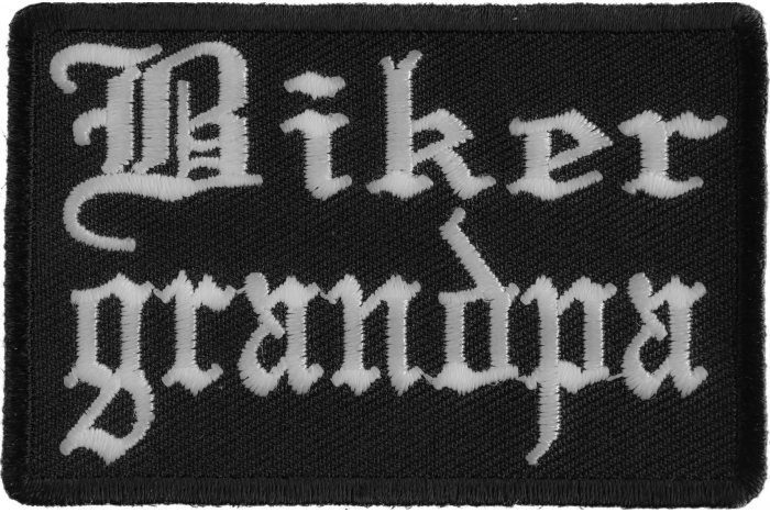 Biker Grandpa Patch