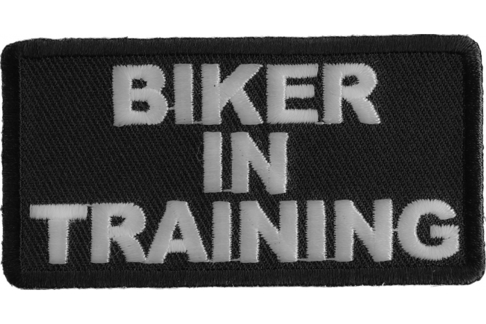 Biker In Training Patch