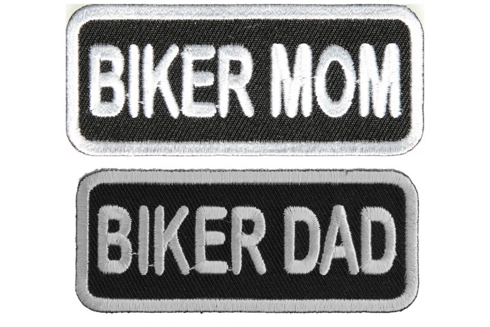 Biker MOM and Biker DAD Patches