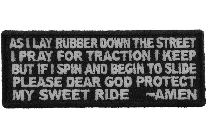 Biker Prayer Patch