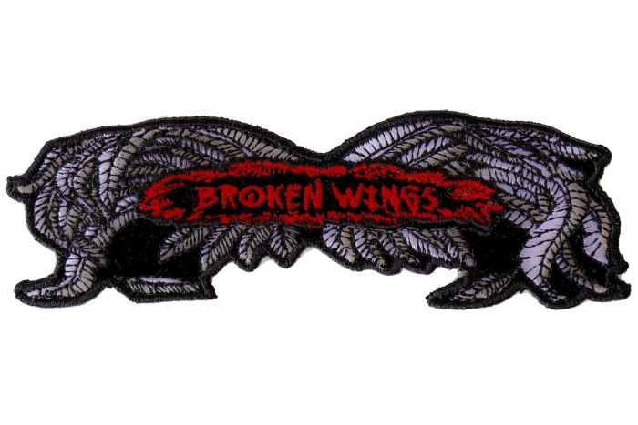 Broken Wings Small Biker Patch