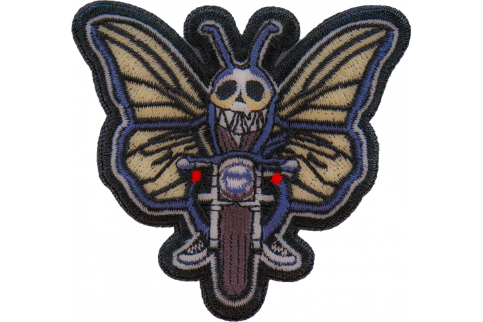 Butterfly Biker Patch