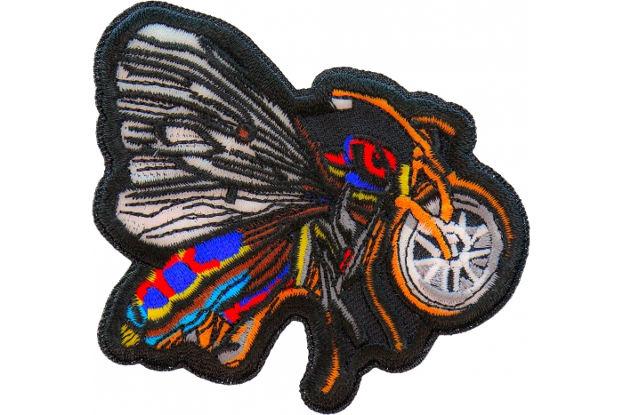 Butterfly Biker Patch