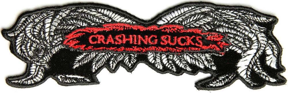 Crashing Sucks Patch Small Wings