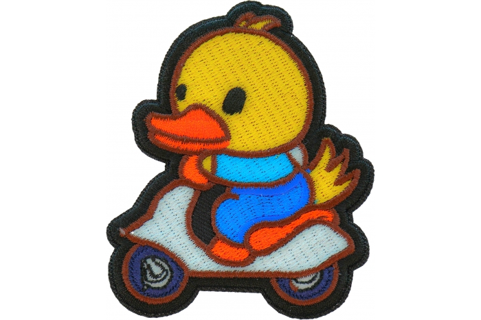 Duck on Board Bike Patch