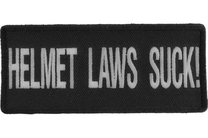 Helmet Laws Suck Patch