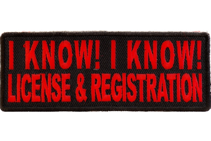 I Know I Know License and Registration Patch