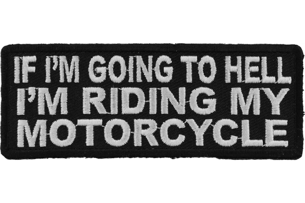 BIKER PATCH Funny Patch Im not super into giving a SH!T - 4x1.5 inch
