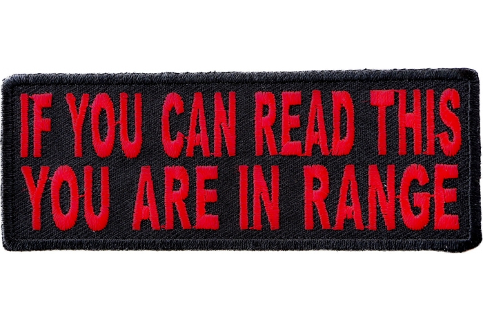 If You Can Read This You Are In Range Patch