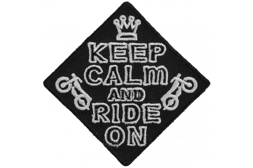 Keep Calm and Ride On Patch