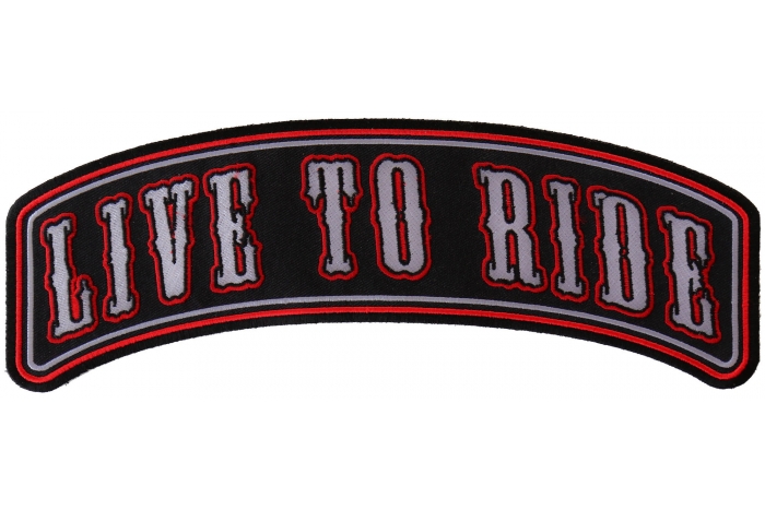 Live To Ride Patch