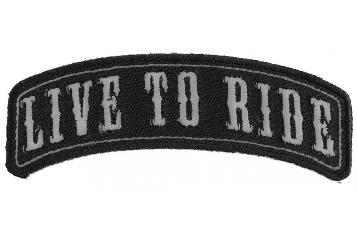 Live To Ride Patch