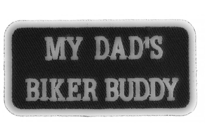 My Dad's Biker Buddy Patch