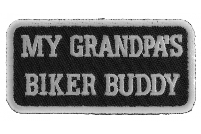 My Grandpa's Biker Buddy Patch