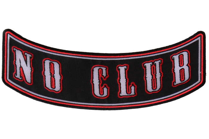 No Club Patch