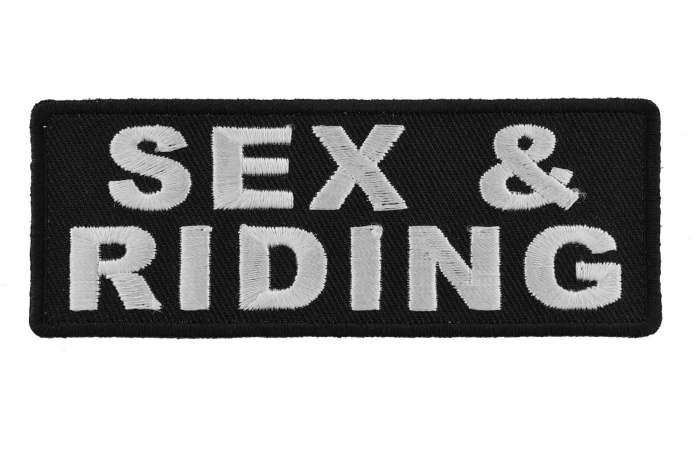 Sex and Riding Patch