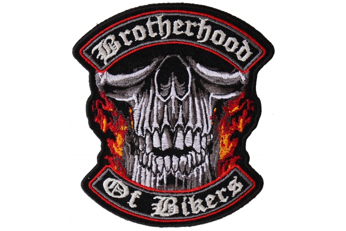 Small Brotherhood Of Bikers Vest Patch Small Brotherhood Of Bikers Vest Patch