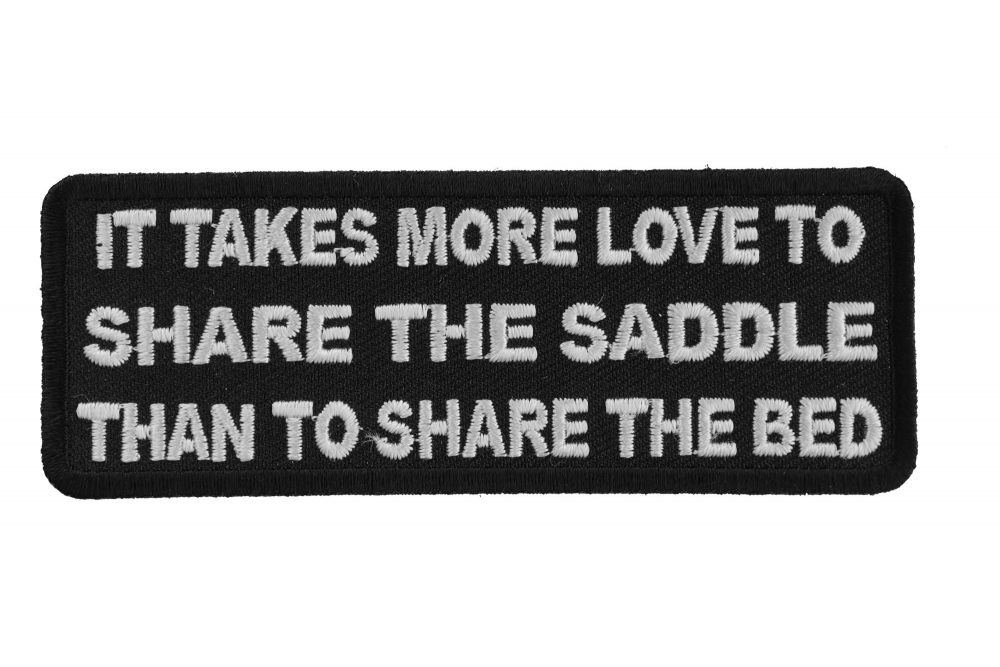 Takes More Love To Share The Saddle Patch