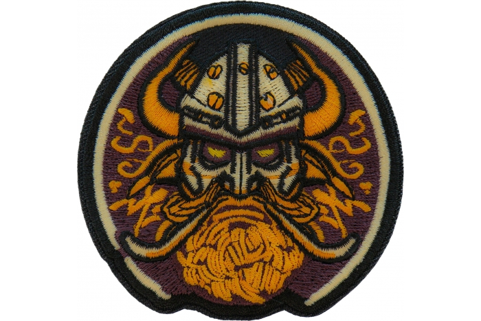 Viking Warrior Iron on Patch