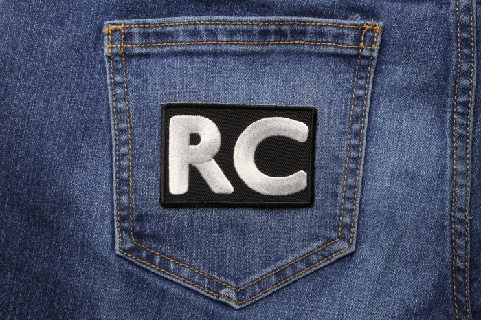 RC Patch shown on jeans